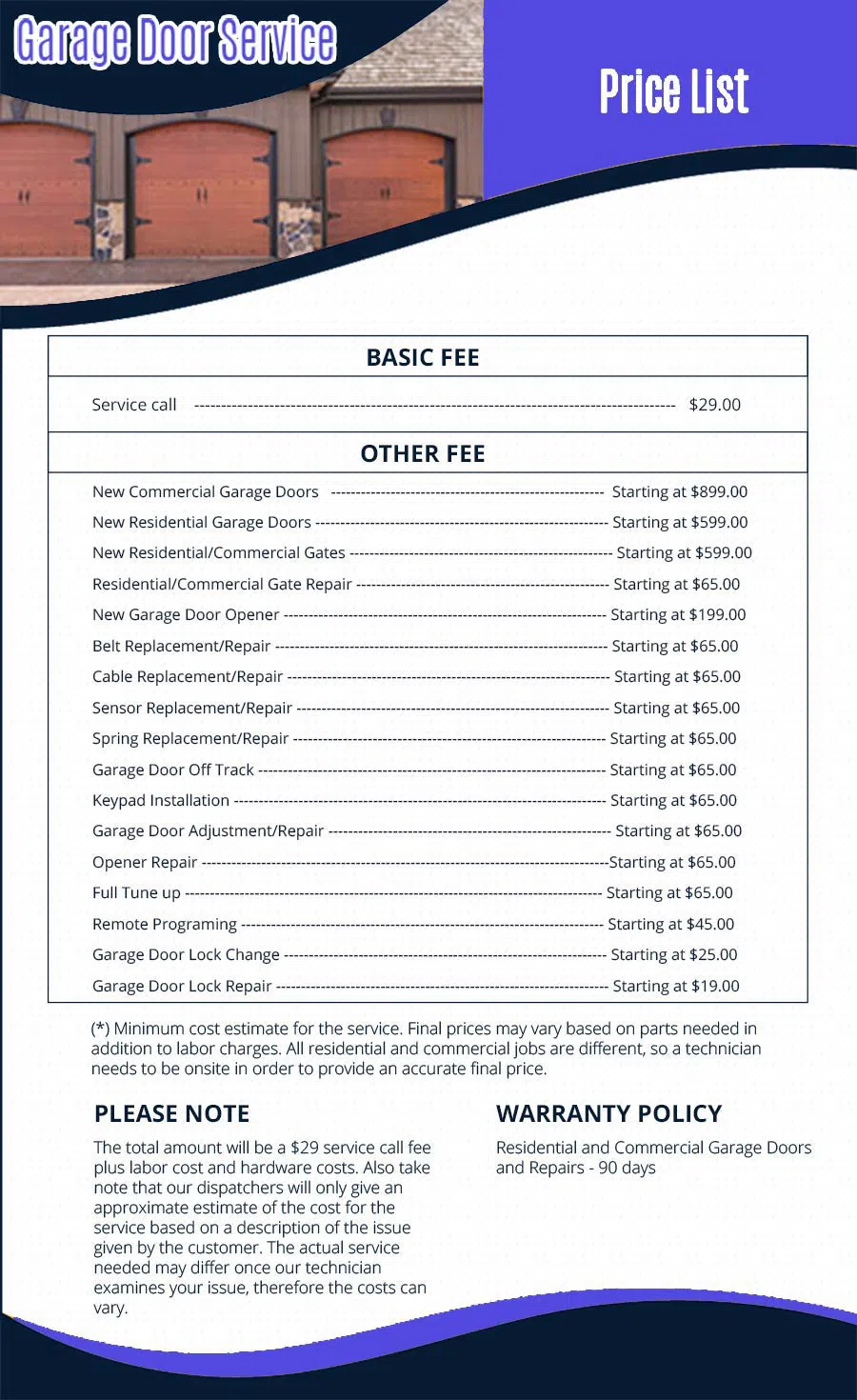 Neighborhood Garage Door Service Atlanta, GA 404-537-2767